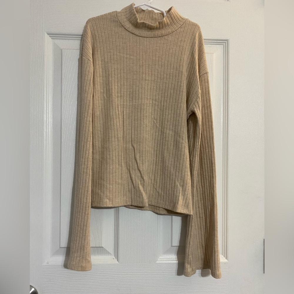 tan/ beige long sleeve